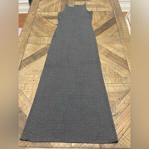 Charcoal Sleeveless Maxi Dress
